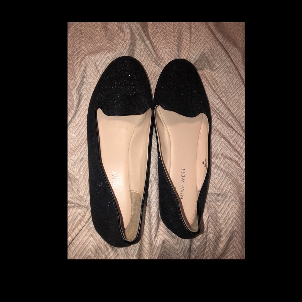 Nine West Glitter Flats